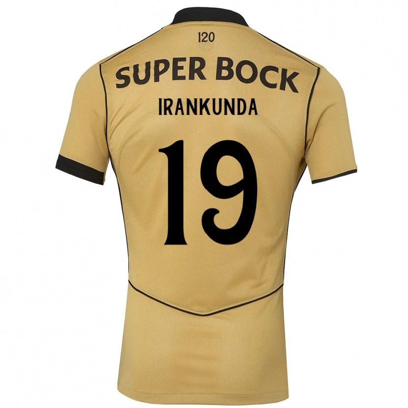 Danxen Herren Nestory Irankunda #19 Goldgelb Schwarz Auswärtstrikot Trikot 2026/27 T-Shirt Österreich