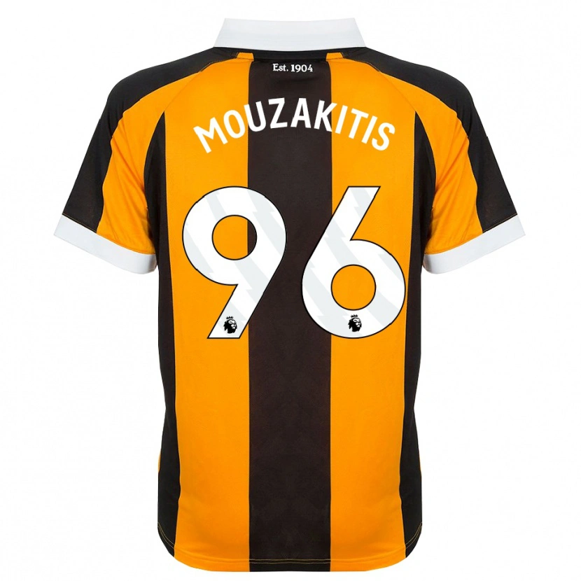 Danxen Herren Christos Mouzakitis #96 Orange Schwarz Weiß Heimtrikot Trikot 2026/27 T-Shirt Österreich