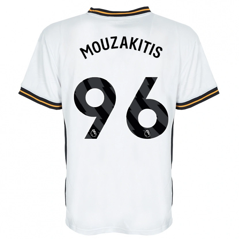 Danxen Herren Christos Mouzakitis #96 Weiß Orange Schwarz Auswärtstrikot Trikot 2026/27 T-Shirt Österreich