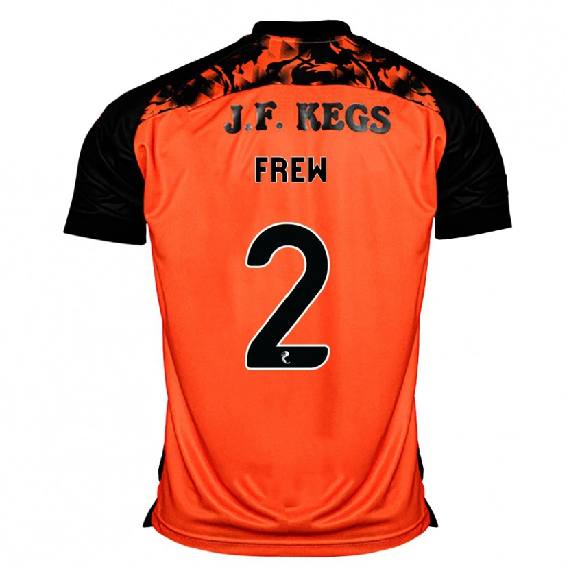 Danxen Damen Katie Frew #2 Orange Schwarz Weiß Heimtrikot Trikot 2026/27 T-Shirt Österreich