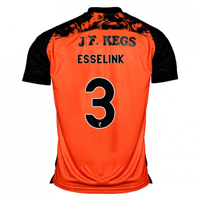 Danxen Damen Bert Esselink #3 Orange Schwarz Weiß Heimtrikot Trikot 2026/27 T-Shirt Österreich