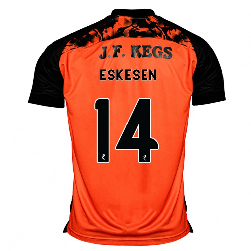 Danxen Damen Julius Eskesen #14 Orange Schwarz Weiß Heimtrikot Trikot 2026/27 T-Shirt Österreich