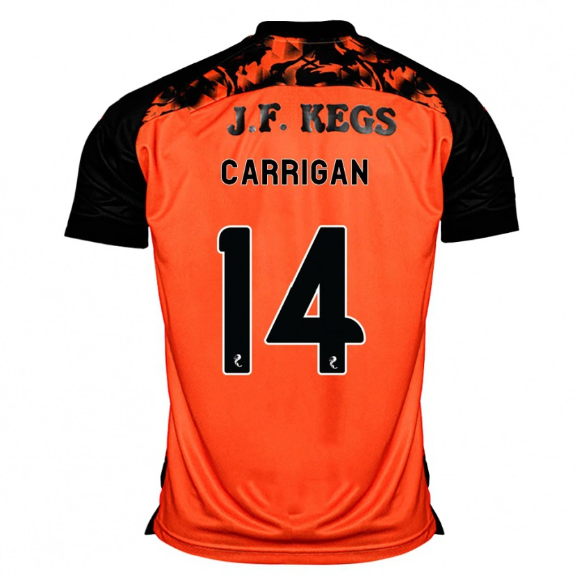 Danxen Damen Leo Carrigan #14 Orange Schwarz Weiß Heimtrikot Trikot 2026/27 T-Shirt Österreich