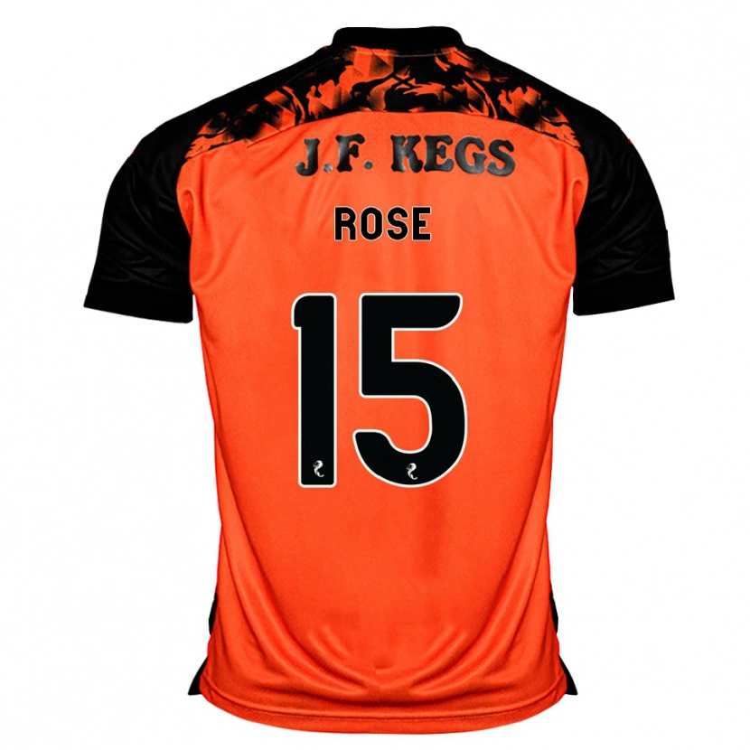 Danxen Damen Lachlan Rose #15 Orange Schwarz Weiß Heimtrikot Trikot 2026/27 T-Shirt Österreich