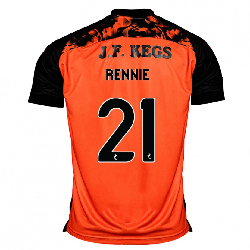 Danxen Damen Beth Rennie #21 Orange Schwarz Weiß Heimtrikot Trikot 2026/27 T-Shirt Österreich
