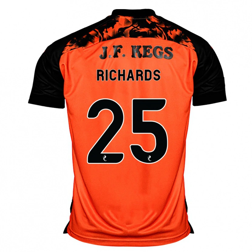 Danxen Damen Dave Richards #25 Orange Schwarz Weiß Heimtrikot Trikot 2026/27 T-Shirt Österreich