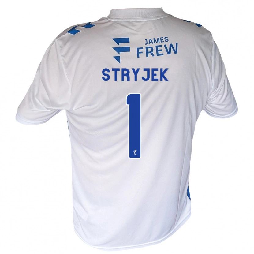 Danxen Damen Maksymilian Stryjek #1 Königsblau Weiß Heimtrikot Trikot 2026/27 T-Shirt Österreich