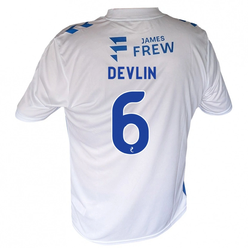 Danxen Damen Daniel Devlin #6 Königsblau Weiß Heimtrikot Trikot 2026/27 T-Shirt Österreich