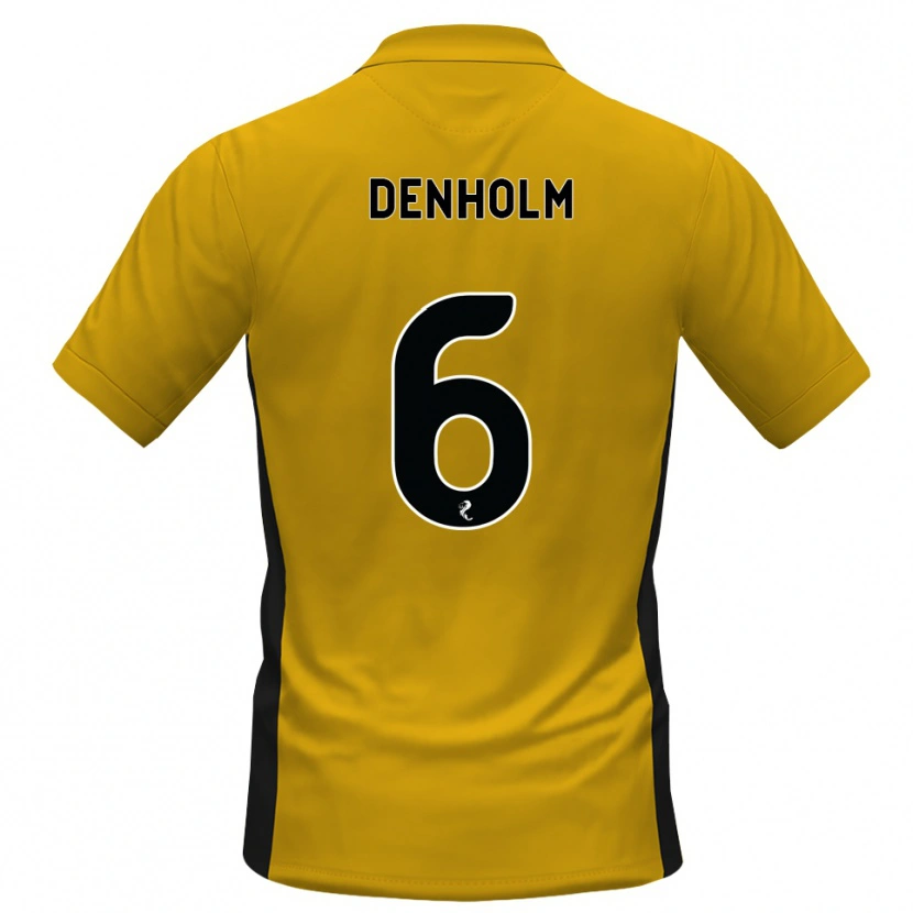 Danxen Damen Aidan Denholm #6 Orange Schwarz Heimtrikot Trikot 2026/27 T-Shirt Österreich