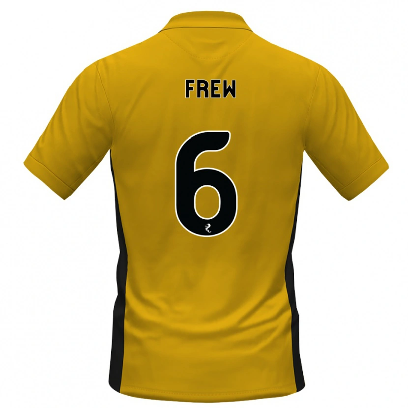Danxen Damen Natasha Frew #6 Orange Schwarz Heimtrikot Trikot 2026/27 T-Shirt Österreich