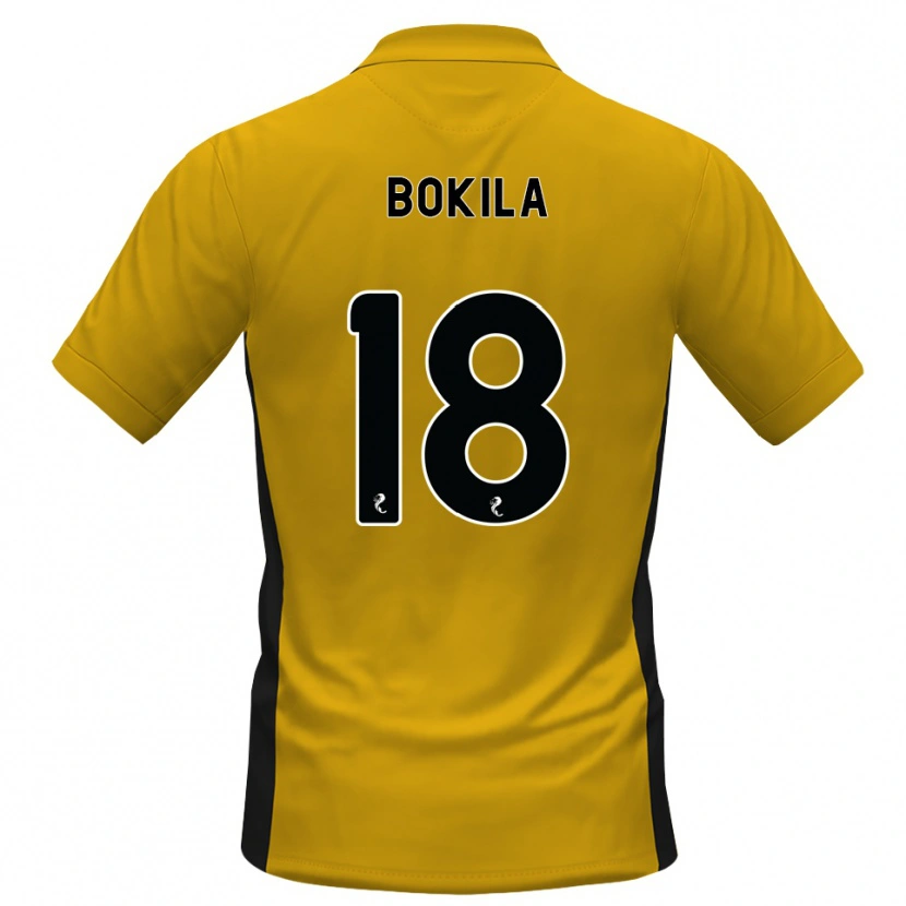 Danxen Damen Jeremy Bokila #18 Orange Schwarz Heimtrikot Trikot 2026/27 T-Shirt Österreich