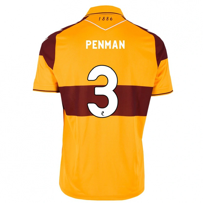 Danxen Damen Jenna Penman #3 Maroon Orange Heimtrikot Trikot 2026/27 T-Shirt Österreich