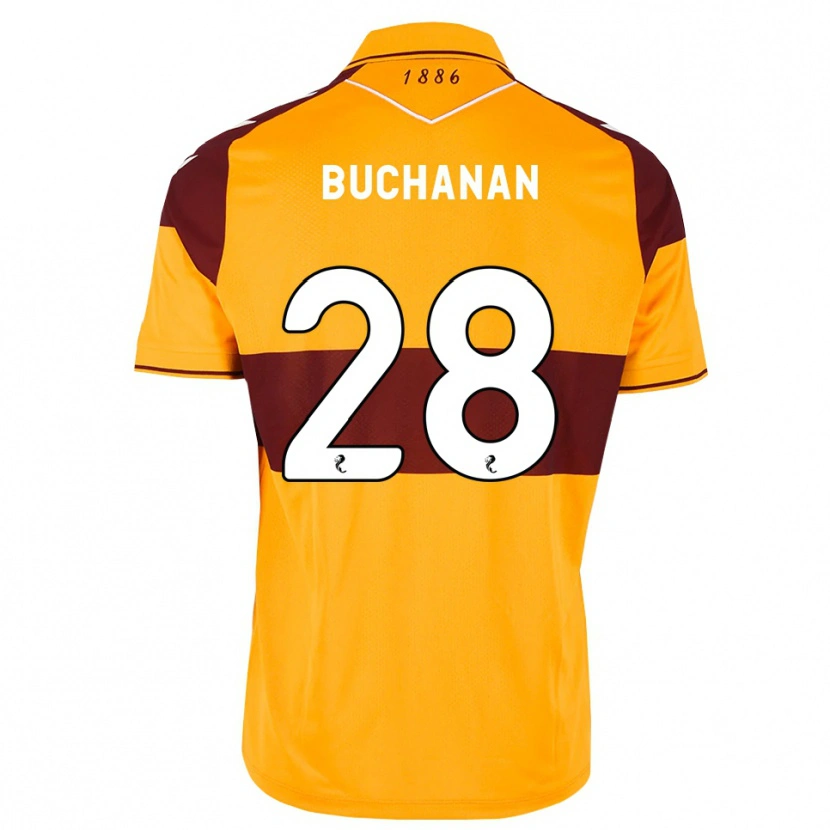 Danxen Damen Aaron Buchanan #28 Maroon Orange Heimtrikot Trikot 2026/27 T-Shirt Österreich