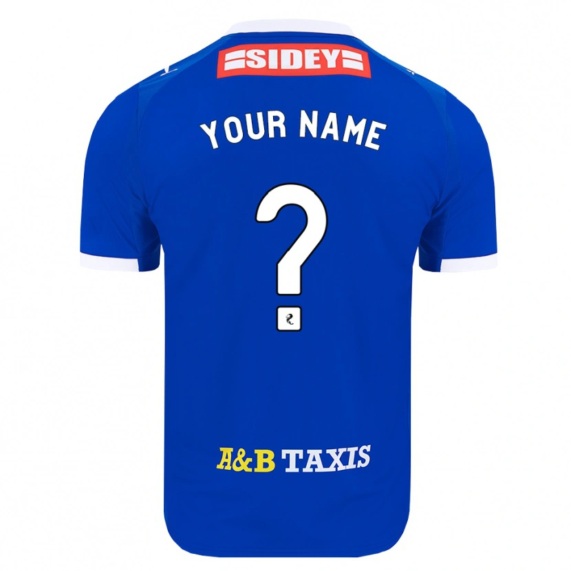 Danxen Damen Ihren Namen #0 Blau Rot Gelb Heimtrikot Trikot 2026/27 T-Shirt Österreich