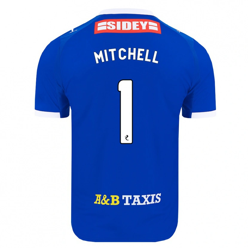 Danxen Damen Ellie Mitchell #1 Blau Rot Gelb Heimtrikot Trikot 2026/27 T-Shirt Österreich