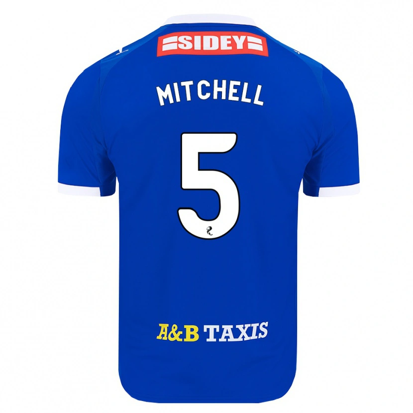 Danxen Damen Zach Mitchell #5 Blau Rot Gelb Heimtrikot Trikot 2026/27 T-Shirt Österreich