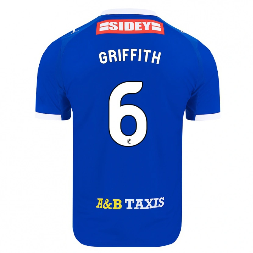 Danxen Damen Víctor Griffith #6 Blau Rot Gelb Heimtrikot Trikot 2026/27 T-Shirt Österreich