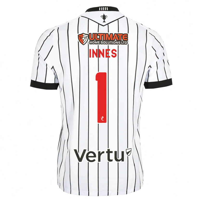Danxen Damen Charlie Innes #1 Weiß Schwarz Rot Heimtrikot Trikot 2026/27 T-Shirt Österreich