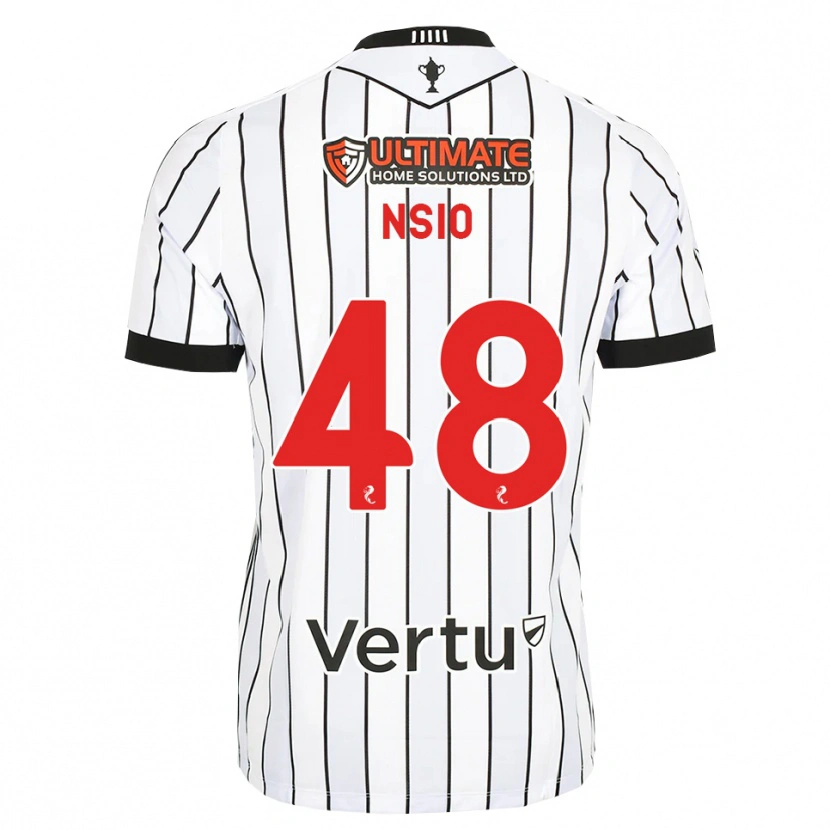 Danxen Damen Paul Nsio #48 Weiß Schwarz Rot Heimtrikot Trikot 2026/27 T-Shirt Österreich