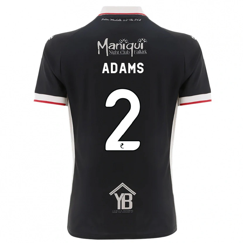 Danxen Damen Keelan Adams #2 Schwarz Weiß Rot Heimtrikot Trikot 2026/27 T-Shirt Österreich