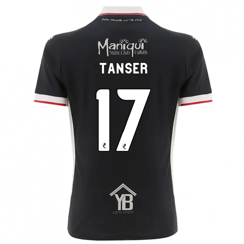 Danxen Damen Scott Tanser #17 Schwarz Weiß Rot Heimtrikot Trikot 2026/27 T-Shirt Österreich