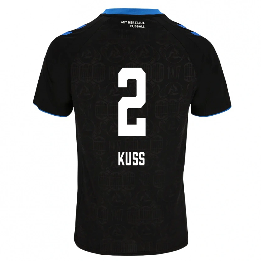 Danxen Damen Damian Kuss #2 Schwarz Weiß Rot Heimtrikot Trikot 2026/27 T-Shirt Österreich