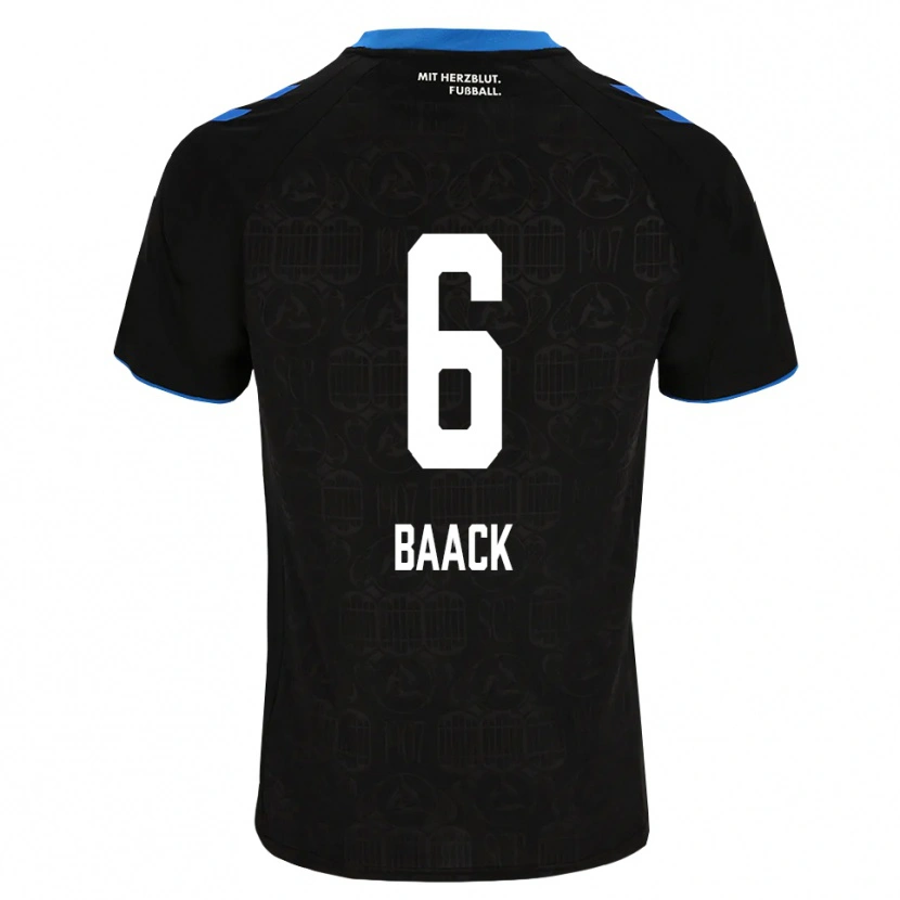 Danxen Damen Tom Baack #6 Schwarz Weiß Rot Heimtrikot Trikot 2026/27 T-Shirt Österreich