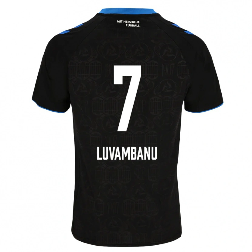 Danxen Damen Danell Luvambanu #7 Schwarz Weiß Rot Heimtrikot Trikot 2026/27 T-Shirt Österreich