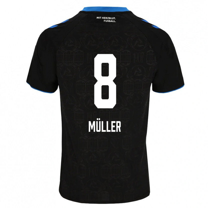 Danxen Damen Carlos Müller #8 Schwarz Weiß Rot Heimtrikot Trikot 2026/27 T-Shirt Österreich