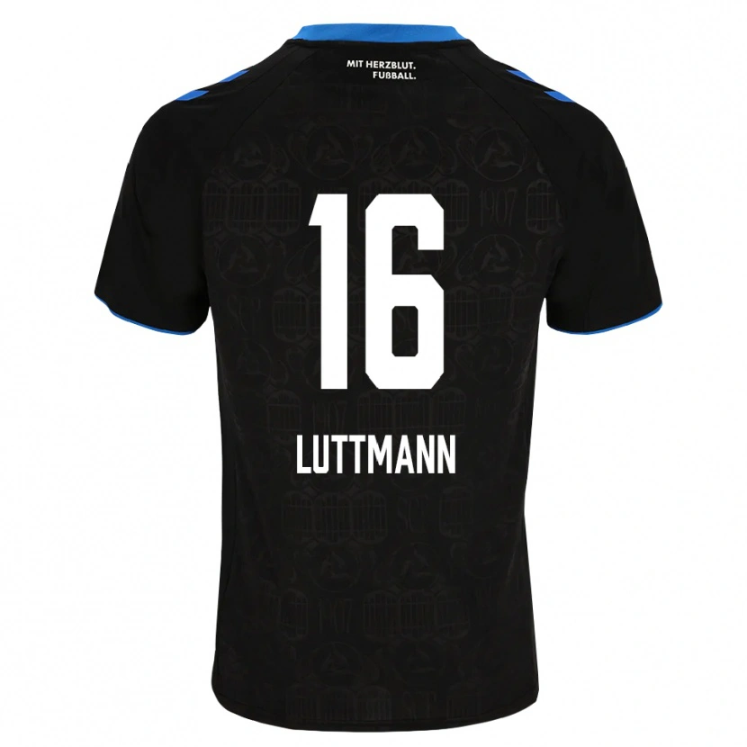 Danxen Damen Magnus Luttmann #16 Schwarz Weiß Rot Heimtrikot Trikot 2026/27 T-Shirt Österreich