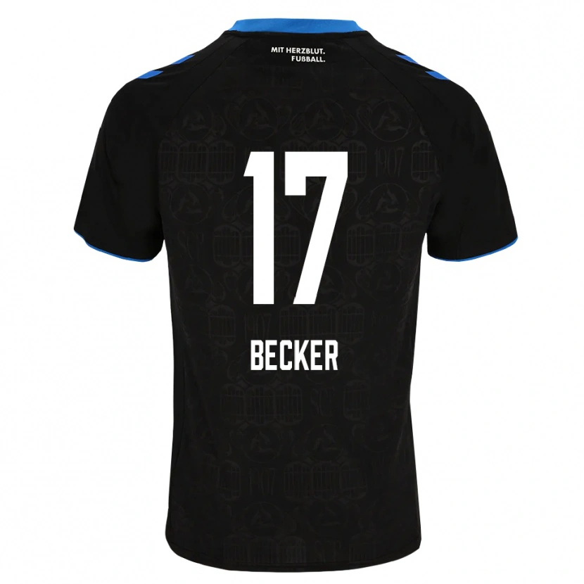 Danxen Damen Marlon Becker #17 Schwarz Weiß Rot Heimtrikot Trikot 2026/27 T-Shirt Österreich