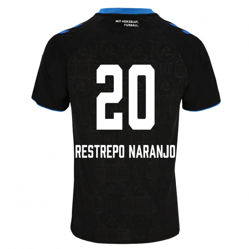 Danxen Damen Pedro Restrepo Naranjo #20 Schwarz Weiß Rot Heimtrikot Trikot 2026/27 T-Shirt Österreich