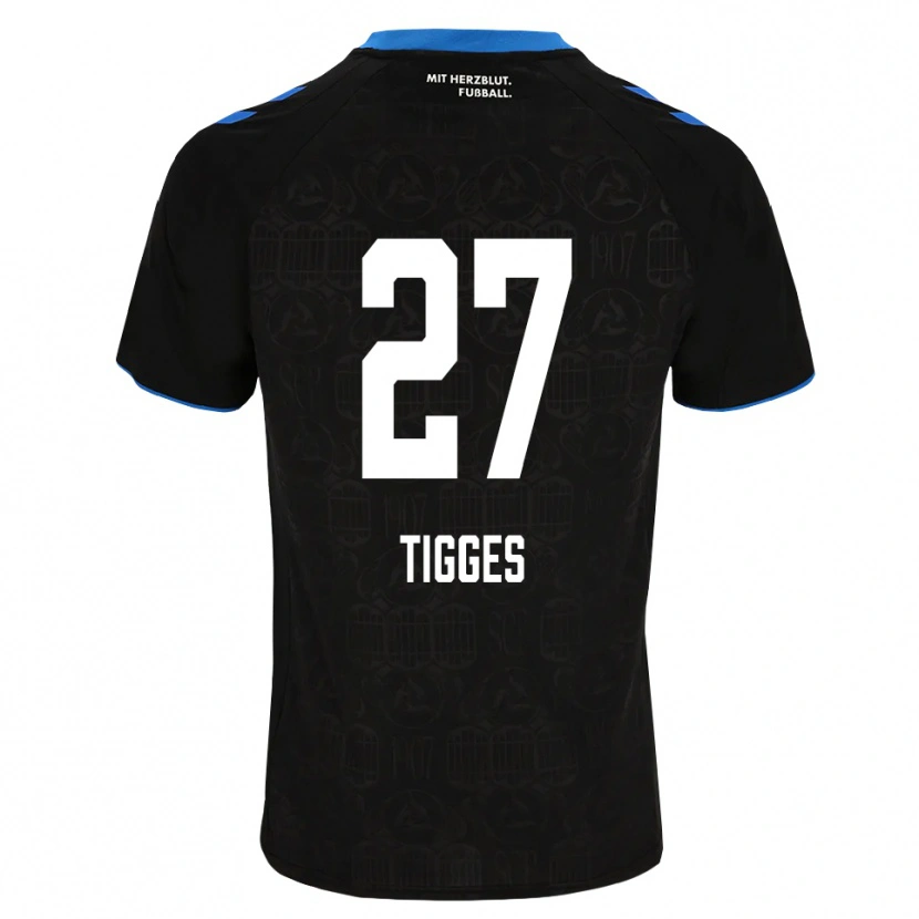Danxen Damen Steffen Tigges #27 Schwarz Weiß Rot Heimtrikot Trikot 2026/27 T-Shirt Österreich