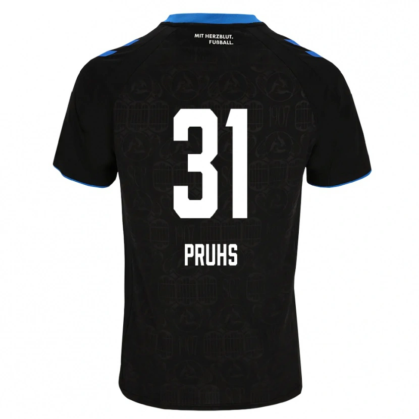 Danxen Damen Florian Pruhs #31 Schwarz Weiß Rot Heimtrikot Trikot 2026/27 T-Shirt Österreich