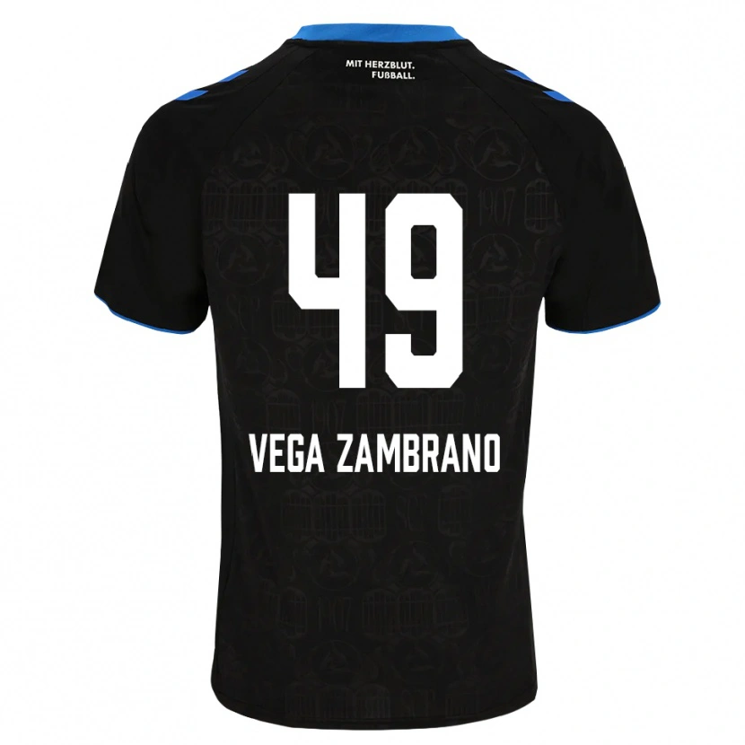 Danxen Damen Joel Vega Zambrano #49 Schwarz Weiß Rot Heimtrikot Trikot 2026/27 T-Shirt Österreich
