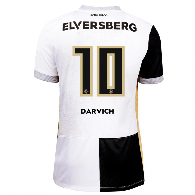 Danxen Damen Noah Darvich #10 Schwarz Weiß Braun Heimtrikot Trikot 2026/27 T-Shirt Österreich