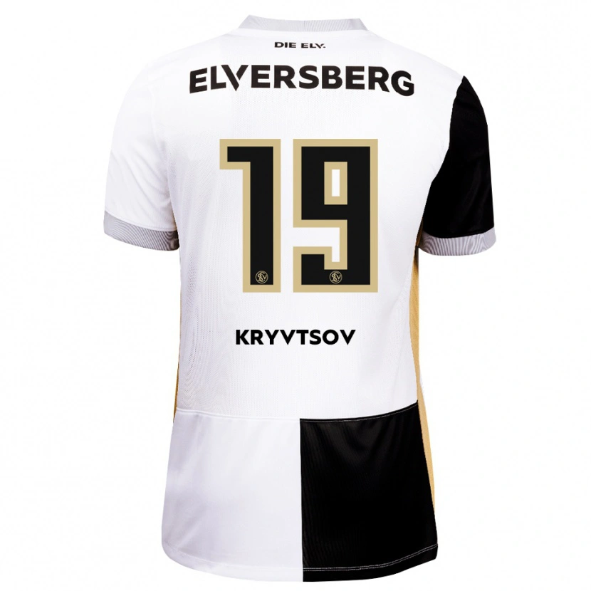 Danxen Damen Nikita Kryvtsov #19 Schwarz Weiß Braun Heimtrikot Trikot 2026/27 T-Shirt Österreich