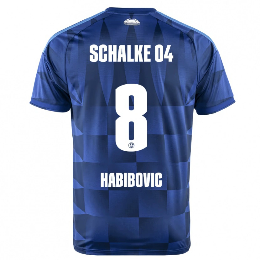Danxen Damen Edina Habibovic #8 Dunkelblau Gelb Weiß Heimtrikot Trikot 2026/27 T-Shirt Österreich
