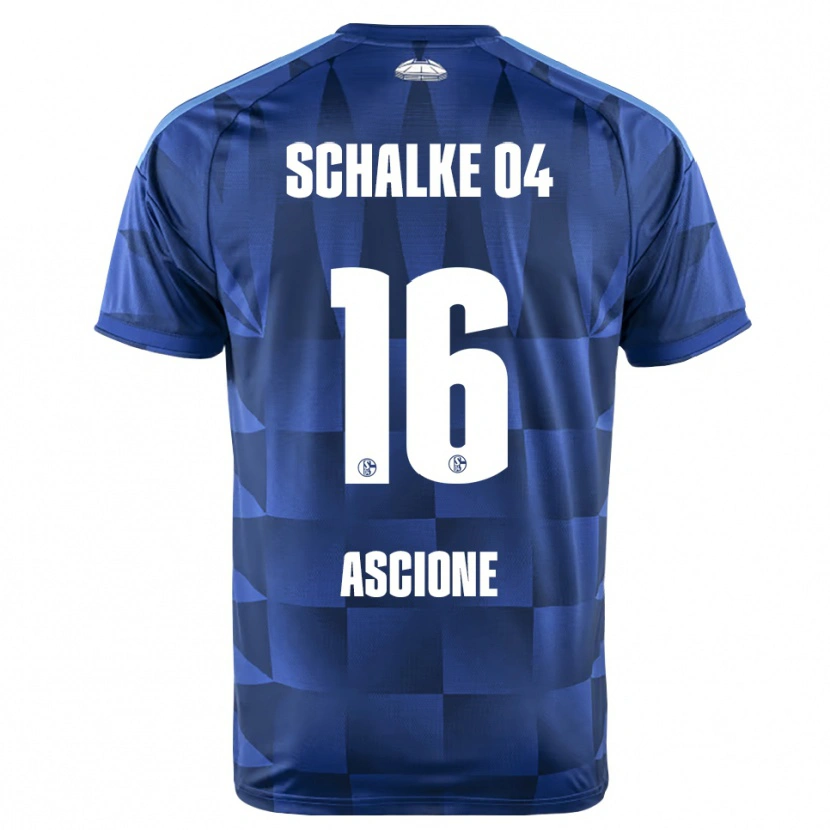 Danxen Damen Marco Ascione #16 Dunkelblau Gelb Weiß Heimtrikot Trikot 2026/27 T-Shirt Österreich