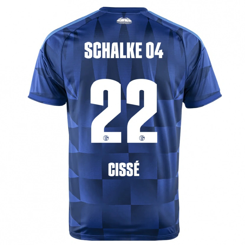 Danxen Damen Ibrahima Cissé #22 Dunkelblau Gelb Weiß Heimtrikot Trikot 2026/27 T-Shirt Österreich