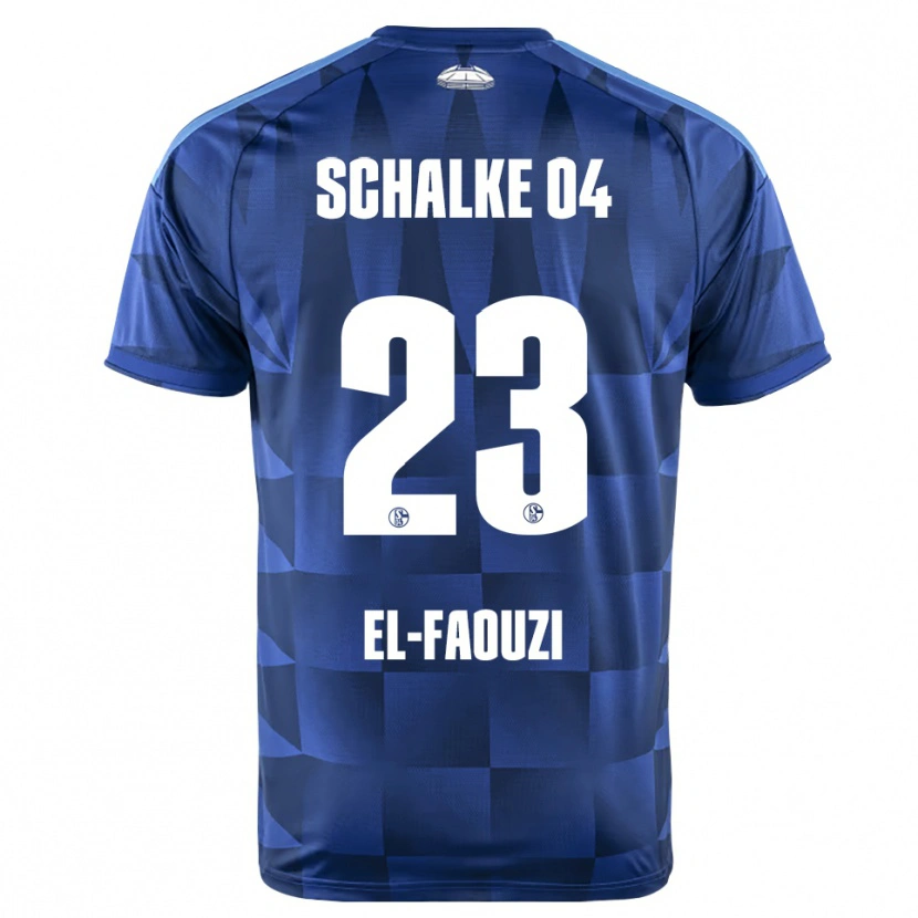 Danxen Damen Soufiane El-Faouzi #23 Dunkelblau Gelb Weiß Heimtrikot Trikot 2026/27 T-Shirt Österreich