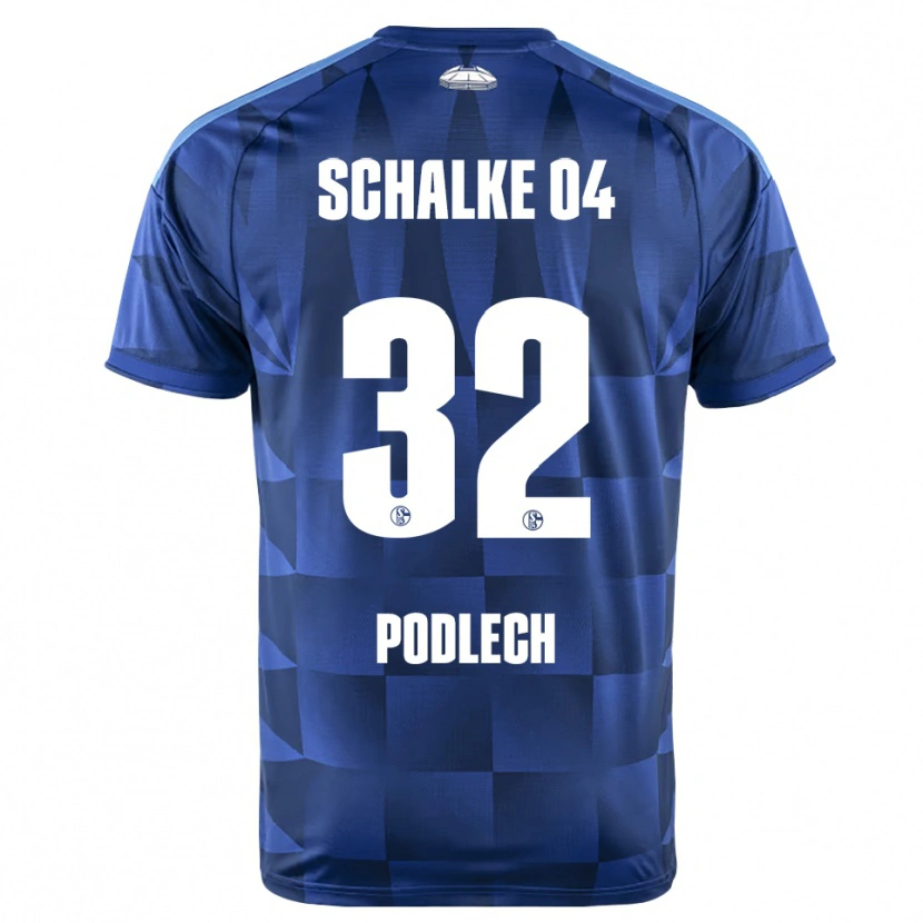 Danxen Damen Luca Podlech #32 Dunkelblau Gelb Weiß Heimtrikot Trikot 2026/27 T-Shirt Österreich