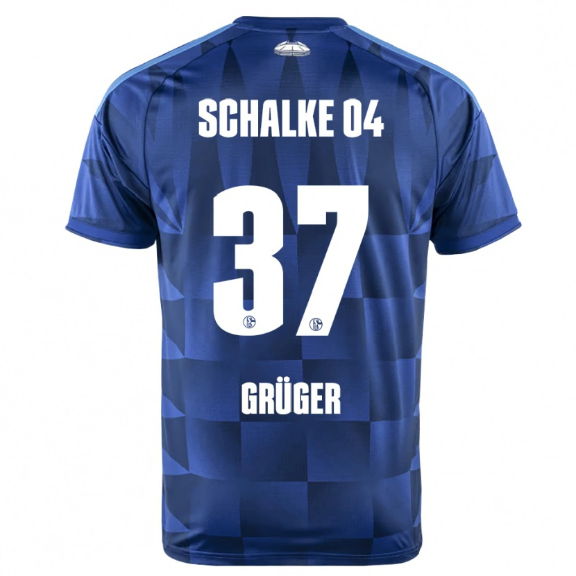Danxen Damen Max Grüger #37 Dunkelblau Gelb Weiß Heimtrikot Trikot 2026/27 T-Shirt Österreich