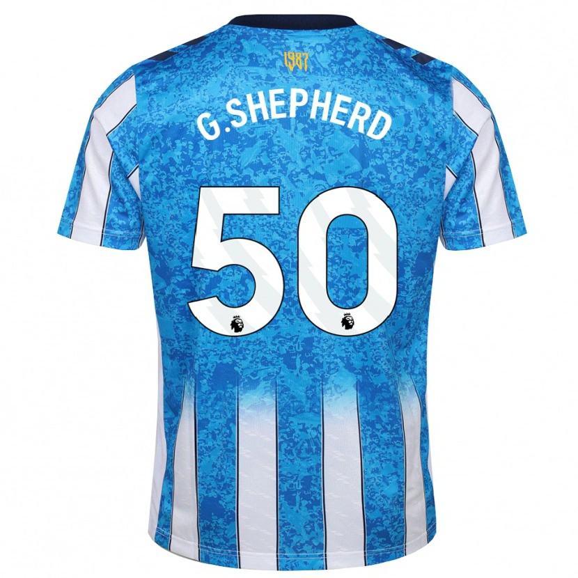 Danxen Damen George Shepherd #50 Weiß Blau Orange Heimtrikot Trikot 2026/27 T-Shirt Österreich