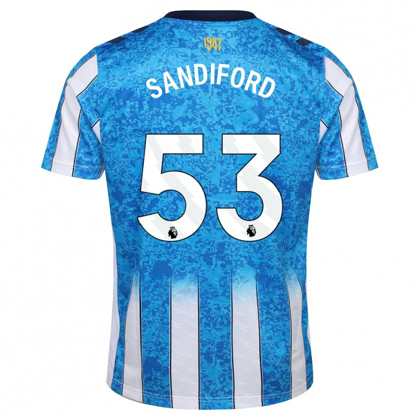 Danxen Damen Greg Sandiford #53 Weiß Blau Orange Heimtrikot Trikot 2026/27 T-Shirt Österreich