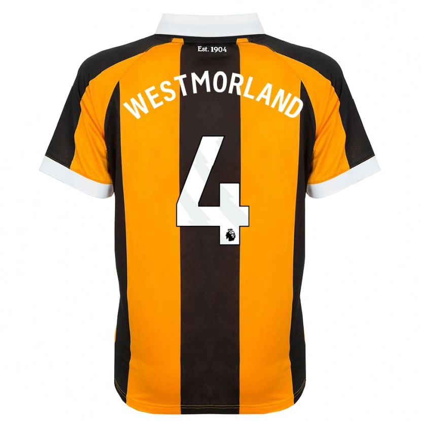 Danxen Damen Emma Westmorland #4 Orange Schwarz Weiß Heimtrikot Trikot 2026/27 T-Shirt Österreich