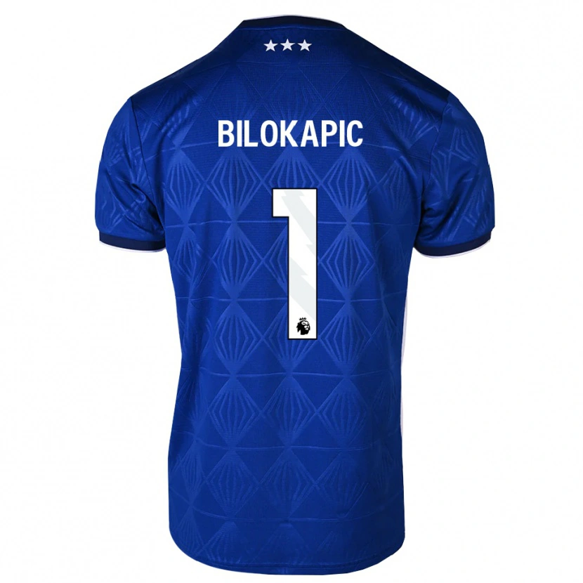 Danxen Damen Nicholas Bilokapic #1 Mittelblau Weiß Rot Heimtrikot Trikot 2026/27 T-Shirt Österreich