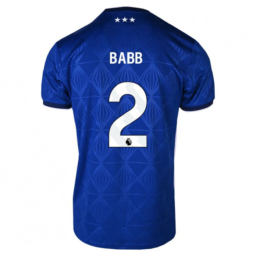 Danxen Damen Daniel Babb #2 Mittelblau Weiß Rot Heimtrikot Trikot 2026/27 T-Shirt Österreich