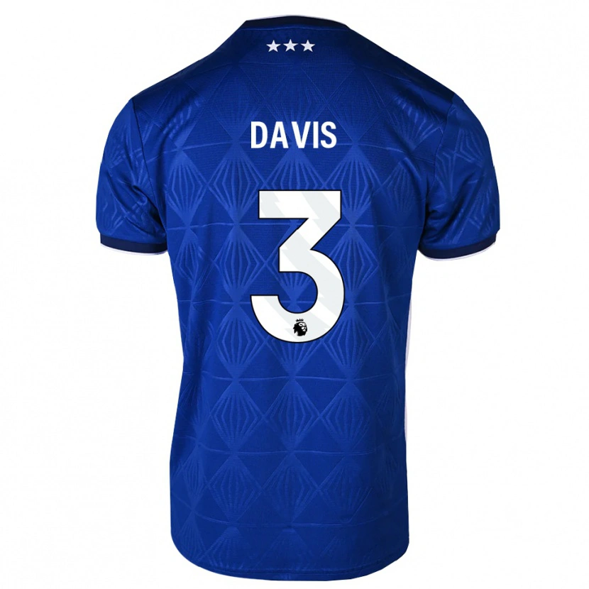 Danxen Damen Leif Davis #3 Mittelblau Weiß Rot Heimtrikot Trikot 2026/27 T-Shirt Österreich