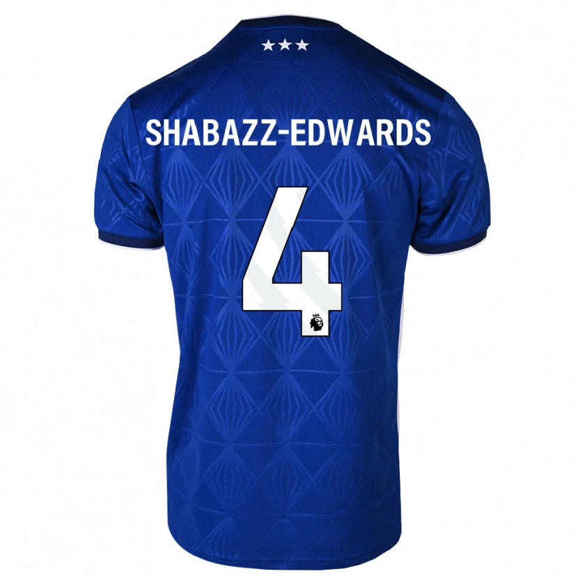 Danxen Damen Walker Shabazz-Edwards #4 Mittelblau Weiß Rot Heimtrikot Trikot 2026/27 T-Shirt Österreich
